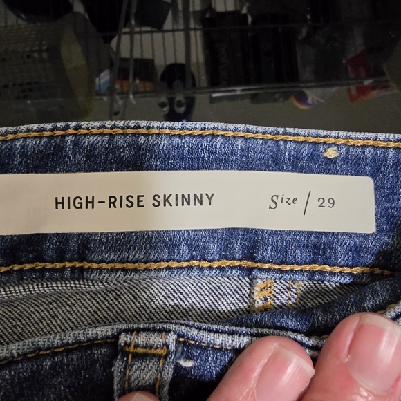 Pilcro and the Letterpress by Anthropologie Yoked front skinny jeans size 29 - Picture 8 of 10